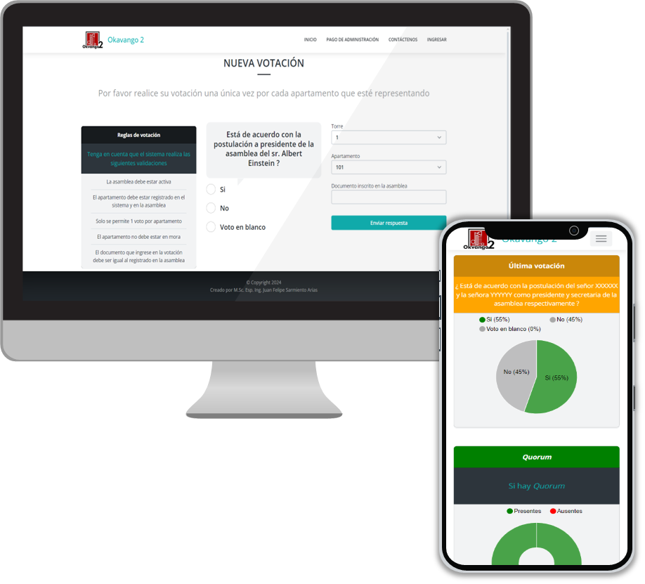 Demo Administración de Asambleas